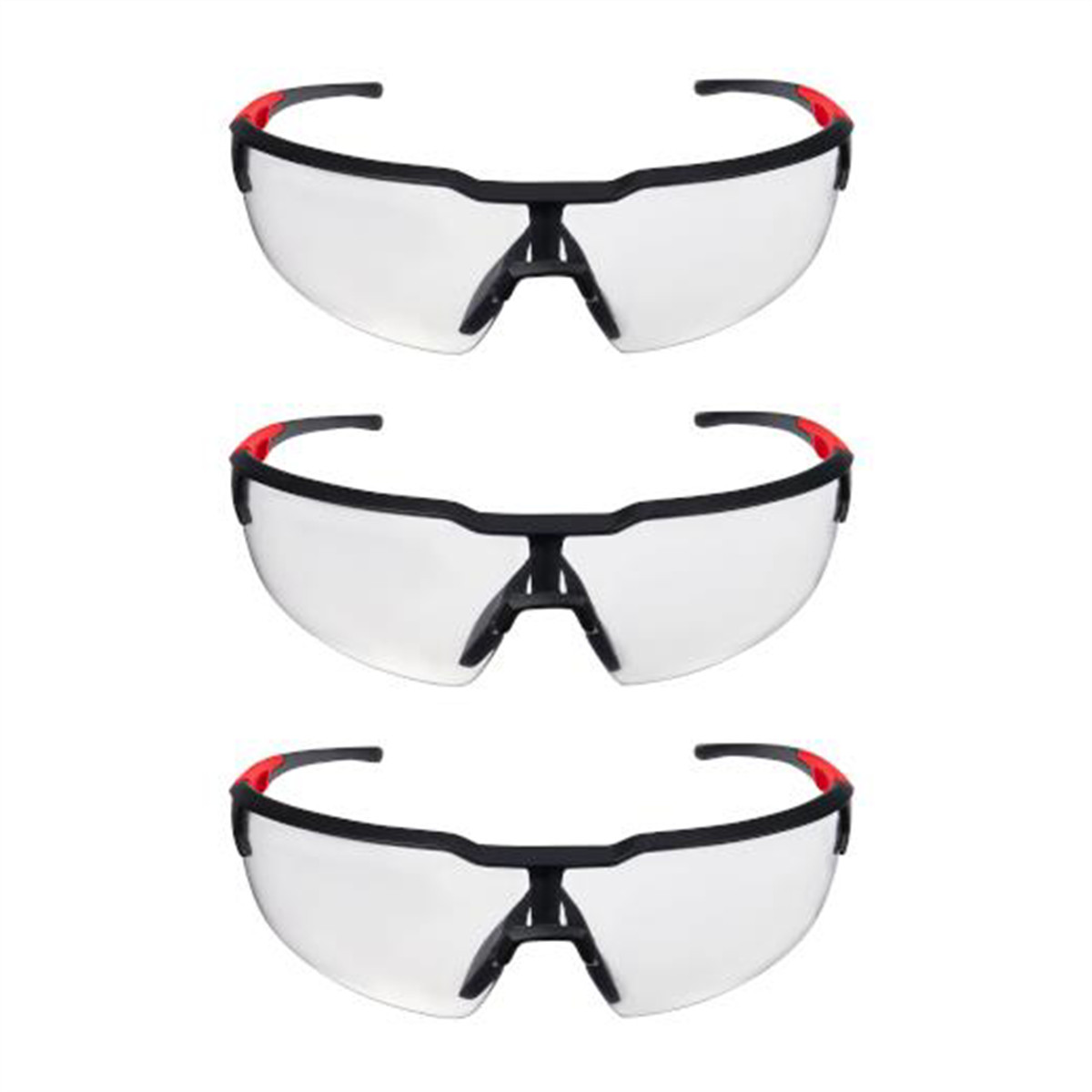 Milwaukee Tool 3PK Clear Anti-Scratch Glasses