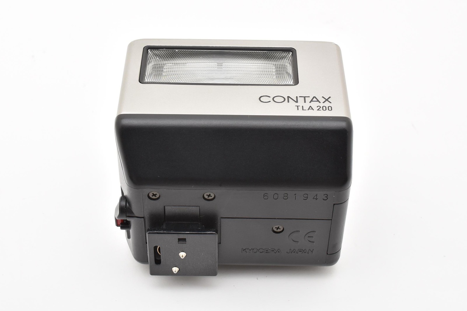 Tested [ Top MINT ] Contax TLA200 Silver Shoe Mount Flash For G1 G2 From JAPAN