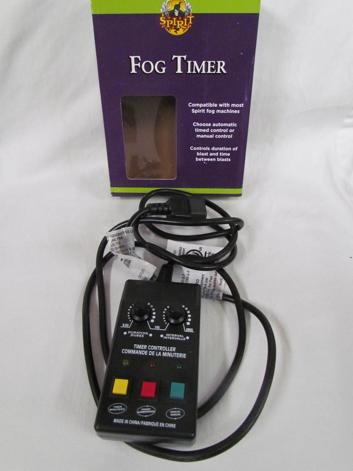 Spirit Halloween Fog Machine Timer Controller