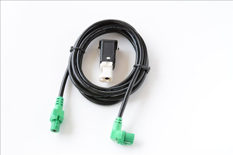 Retrofit Glovebox USB Switch Socket Wire Cable For Mercedes NTG4 4.5 W204 C GLK
