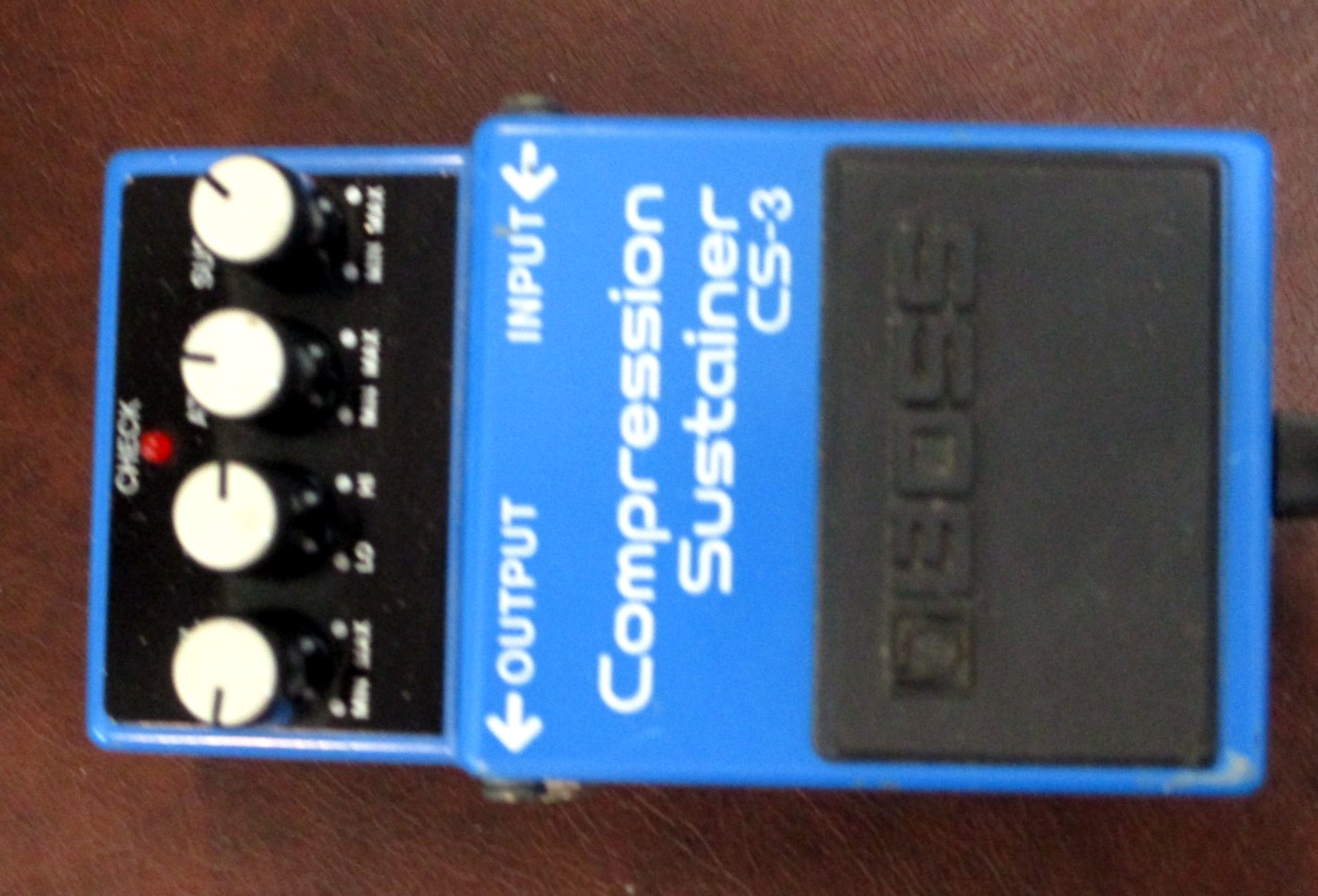 BOSS CS-3 COMPRESSION SUSTAINER Guitar Pedal TESTED