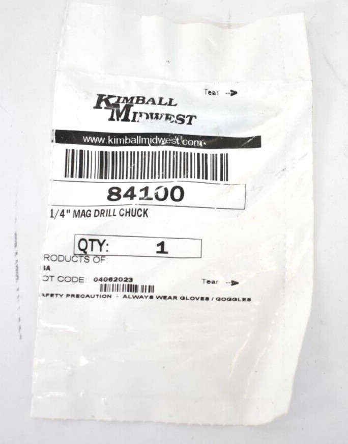 Kimball Midwest Replacement Hardware Pack Magnetic Drill Chuck 1/4" x 1-5/8"