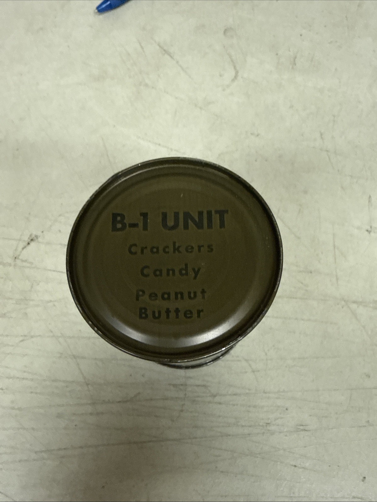 B-1 Unit Crackers Candy C Ration USMC, Military, MRE.