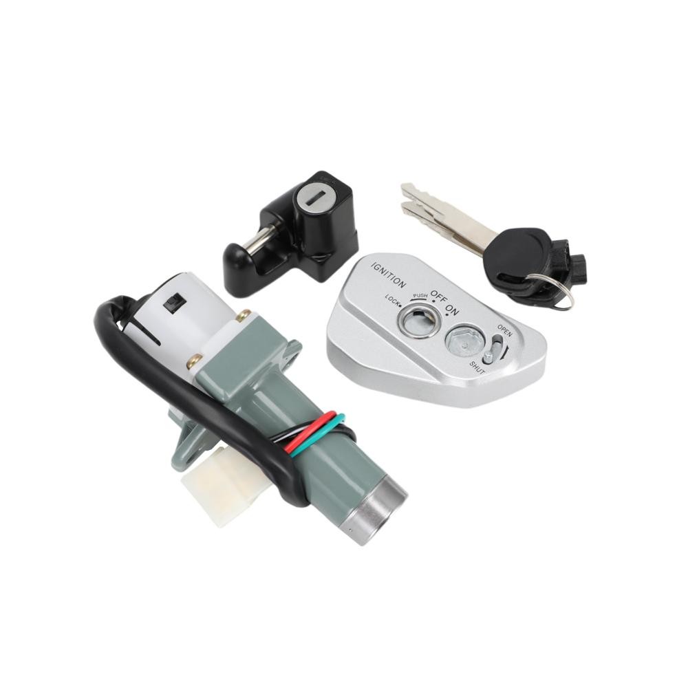 For Hawk250 Ignition Key Switch Motorcycle Outer Starter Key Set CNC Hawk250