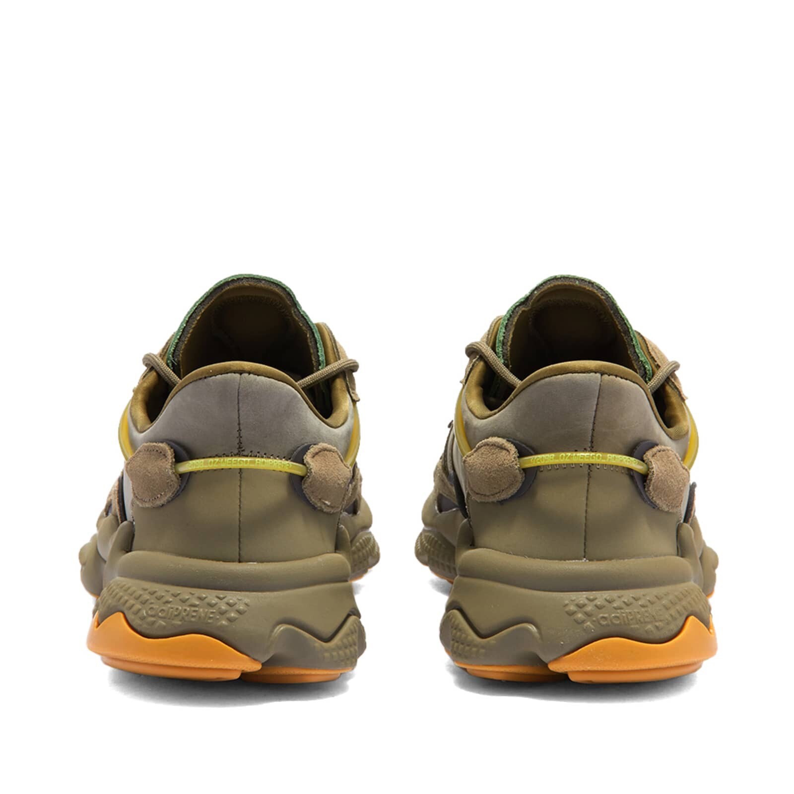 Adidas Originals Ozweego Men’s Sneaker Running Shoe Olive Athletic Trainers #461