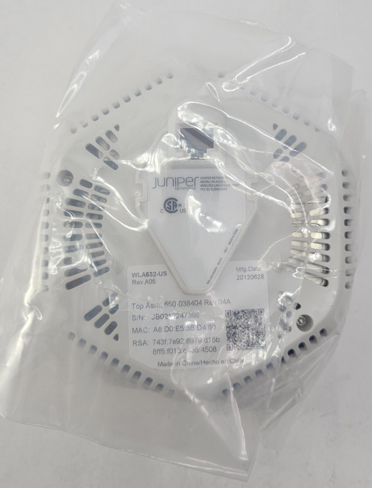 Juniper Networks: WLA532-US Concurrent Dual Stream Wireless. Rev. A05