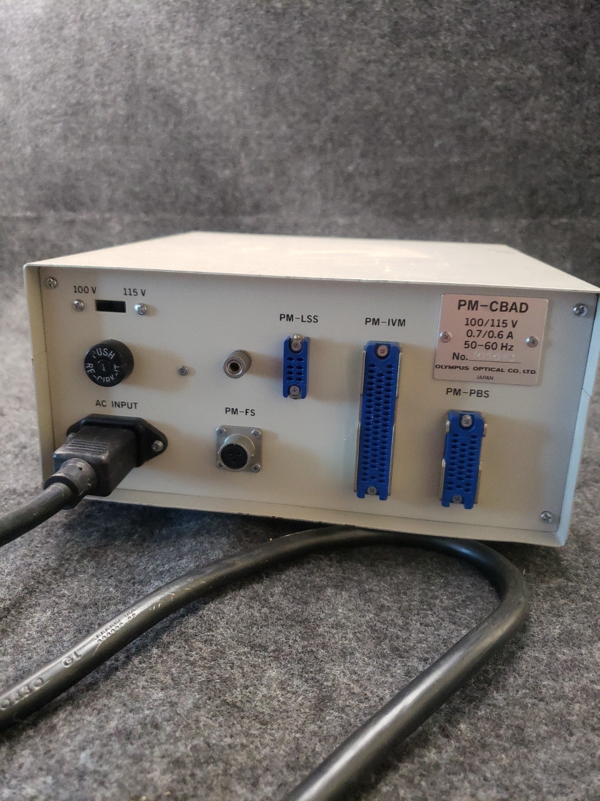 OLYMPUS MICROSCOPE CAMERA EXPOSURE CONTROL UNIT PM-CBAD.................. (OSSD)