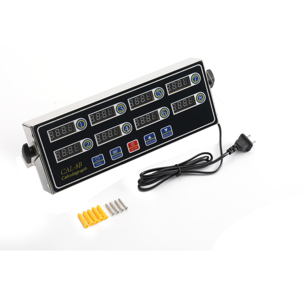 Commercial Countdown Digital Kitchen Timer 8 Channel 110V Kitchen Timing Tools