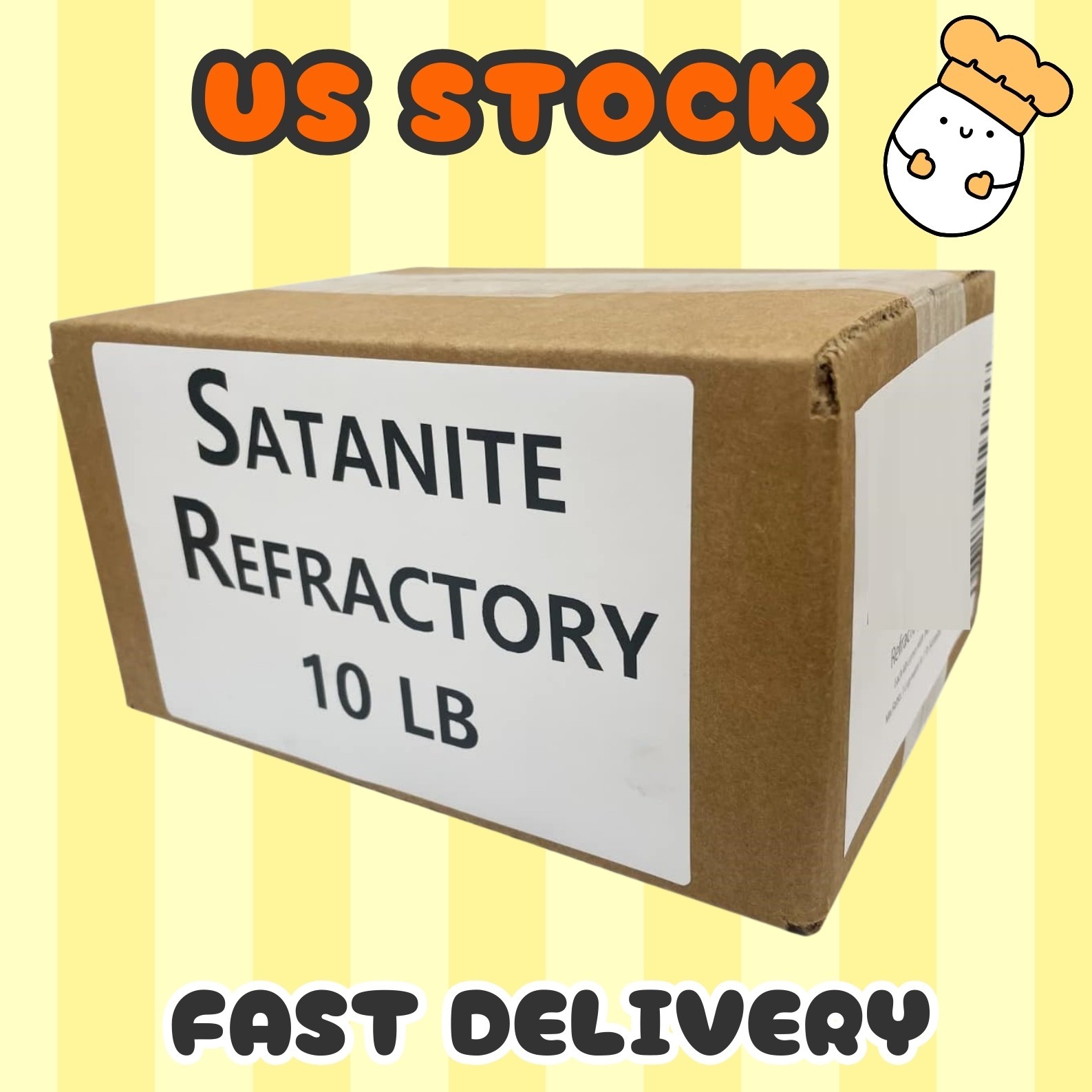 10 lb Satanite Refractory Mortar for Ceramic Blanket Lining (3200°)