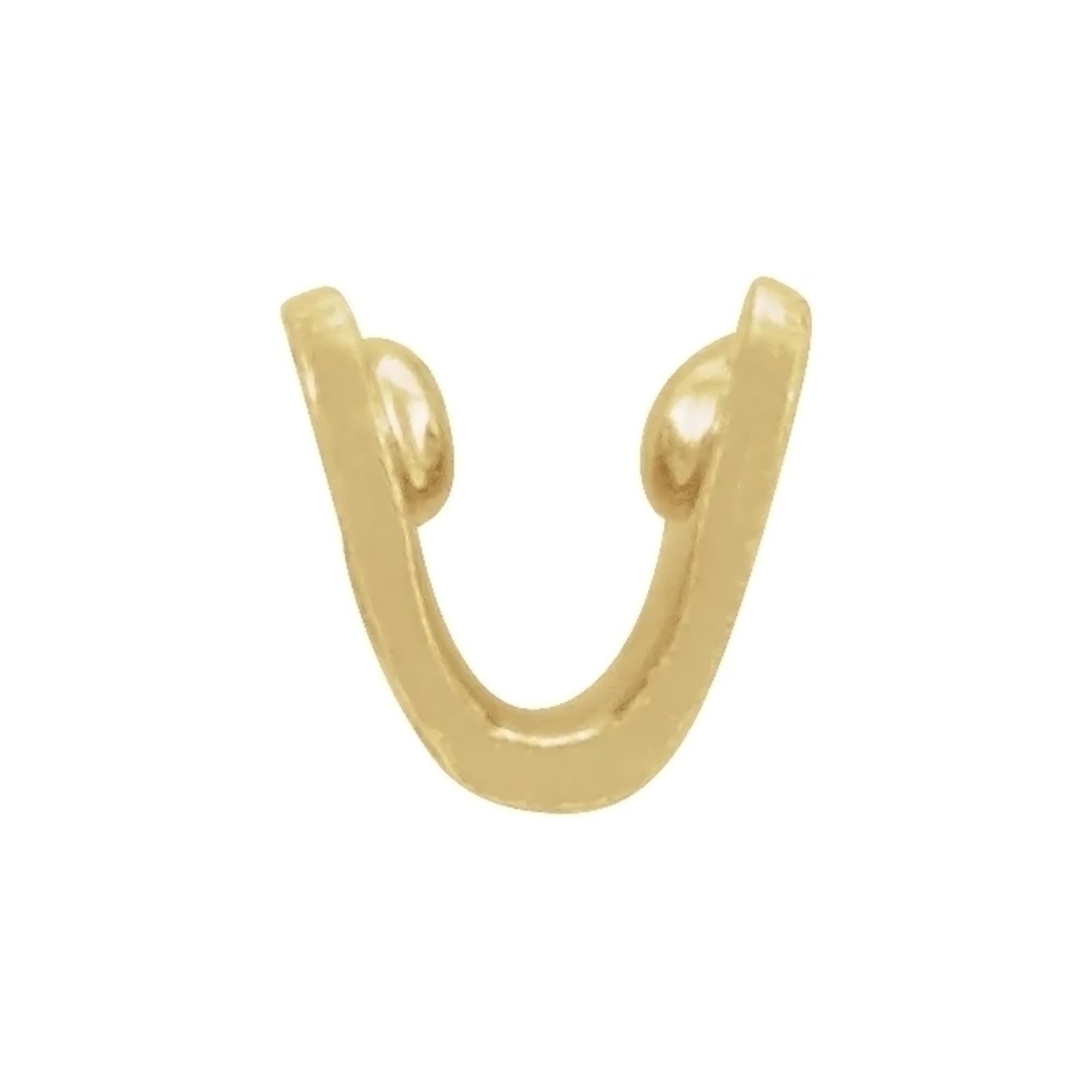 14K Gold & Sterling Silver Hoop Joint