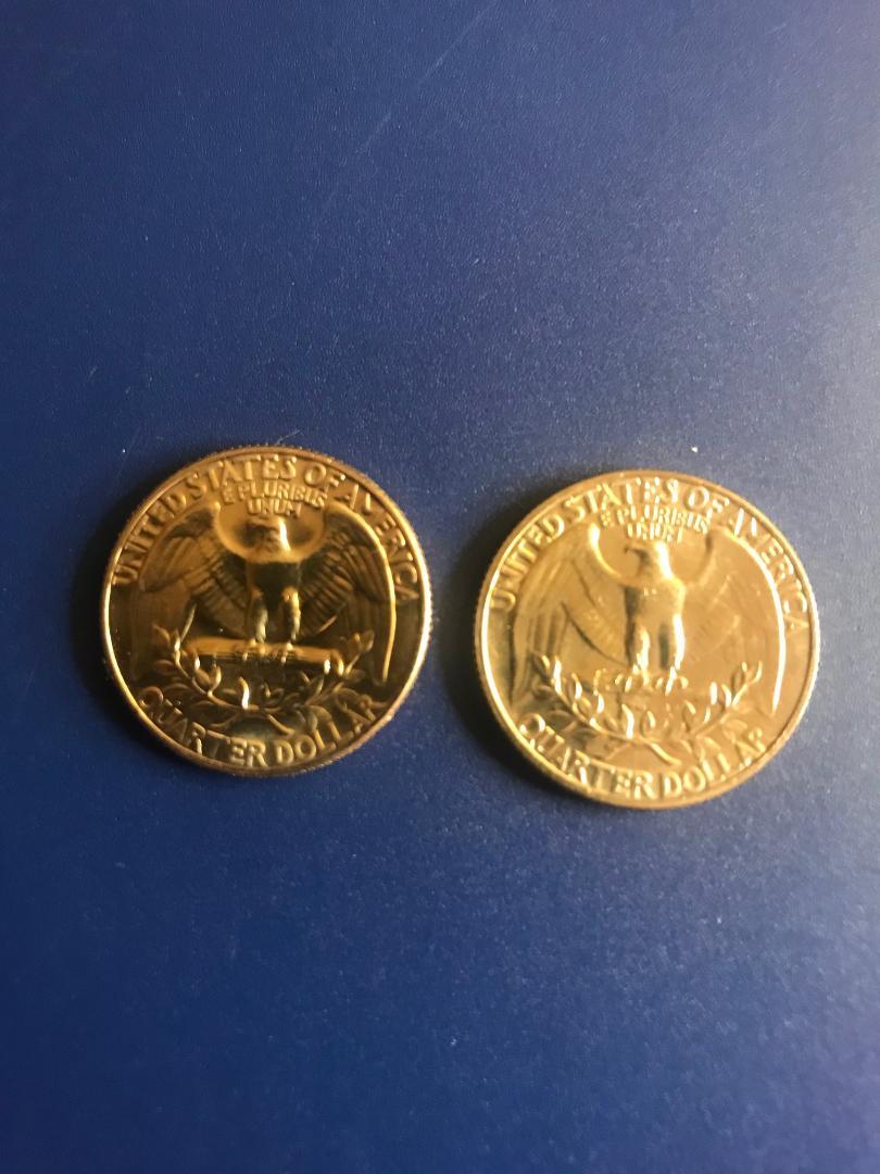 1969 P+D WASHINGTON QUARTER UNCIRCULATED FROM MINT SETS L@@K