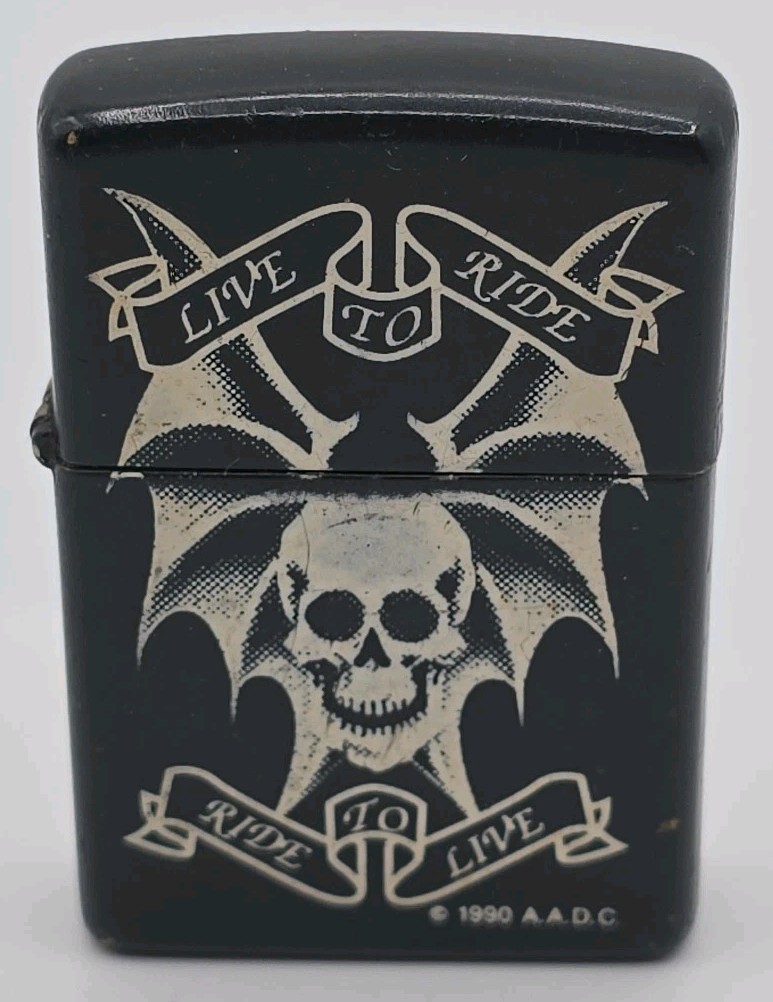 Zippo  "Live To Ride, Ride To Live" Lighter