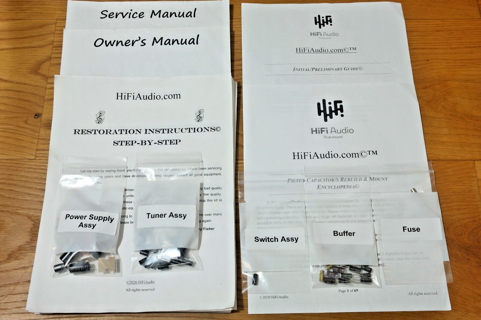 Sansui TU-317 tuner rebuild restoration recap upgrade kit repair