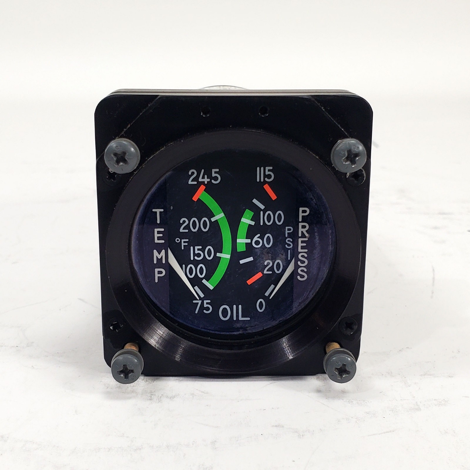 Cessna Oil Temp and Pressure Indicator p/n: S3279-1  EG5045-06017