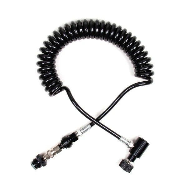 GxG Coiled Remote Line w/ Slide Check & Quick Disconnect