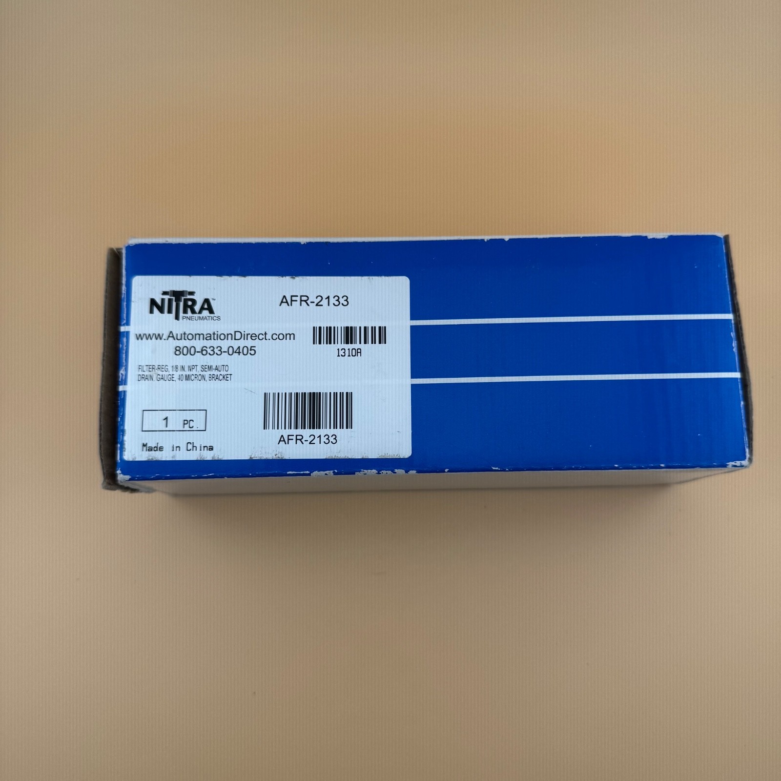 NITRA AFR-2133 Pneumatic Air Filter Regulator 1/8 NPT New Open Box