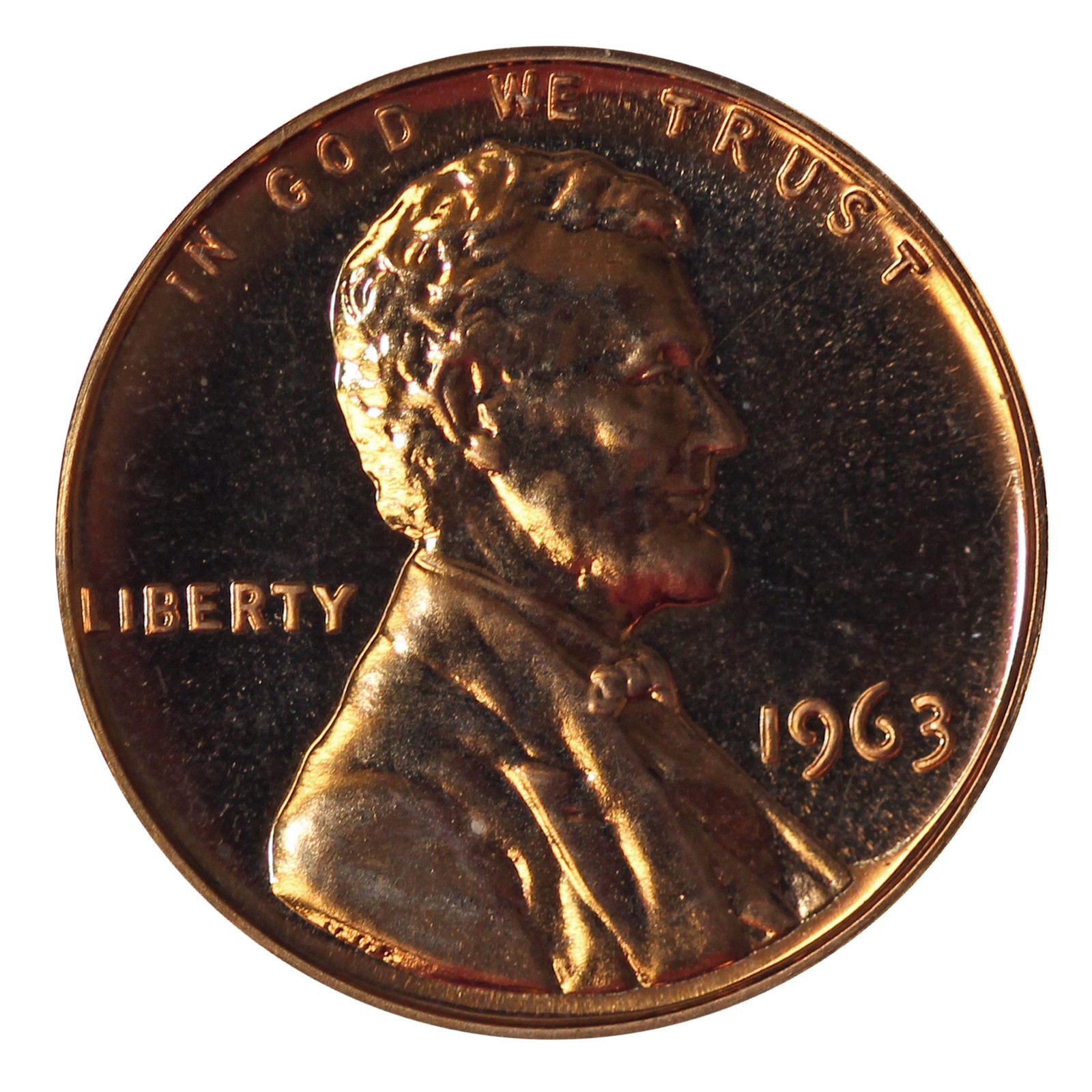 1963 Lincoln Memorial Cent Gem Proof Single Coin