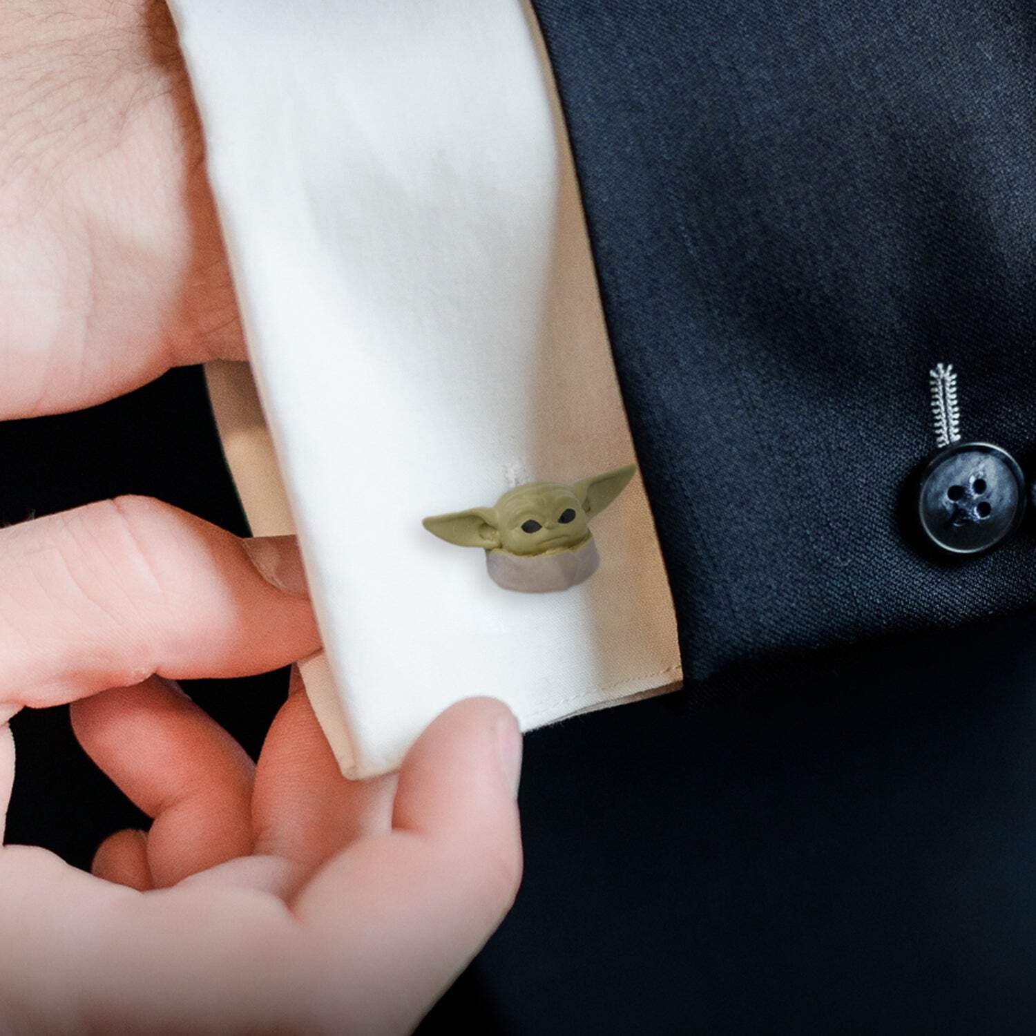 Star Wars Grogu 3D Cufflinks