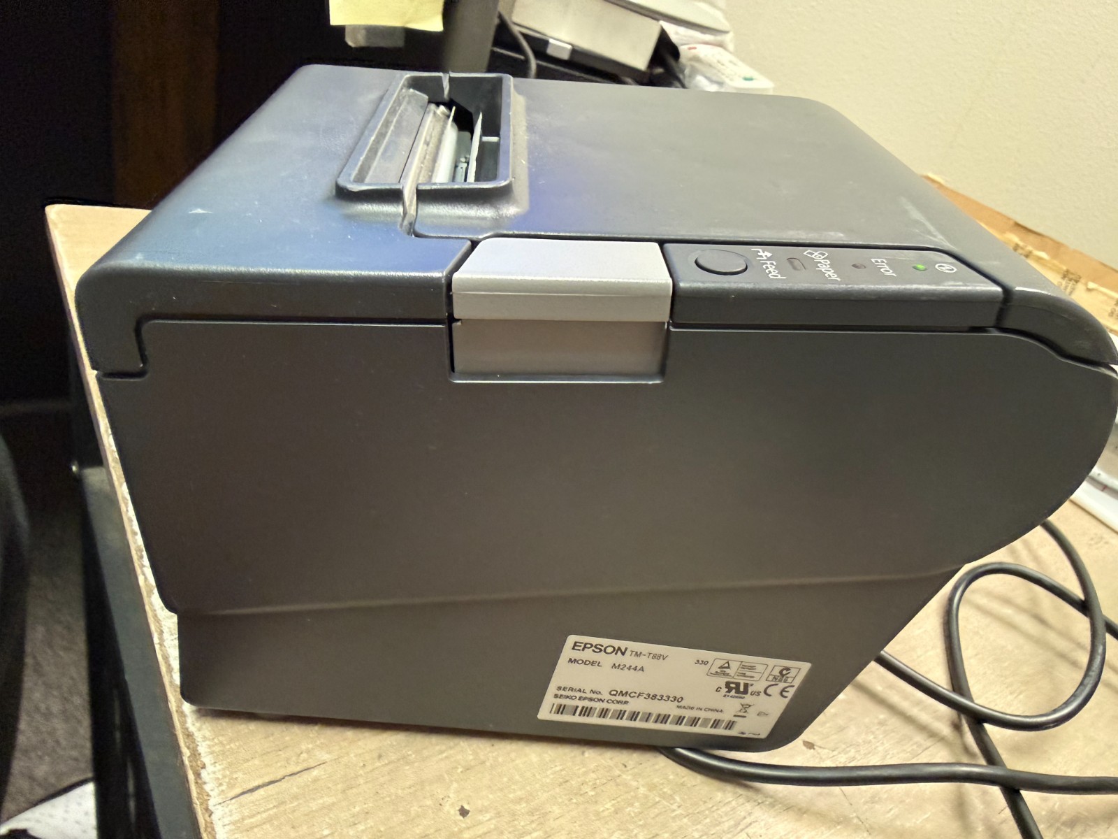 Epson TM-T88V (M244A) Thermal Receipt Printer IDN Interface W/ POWER CORD