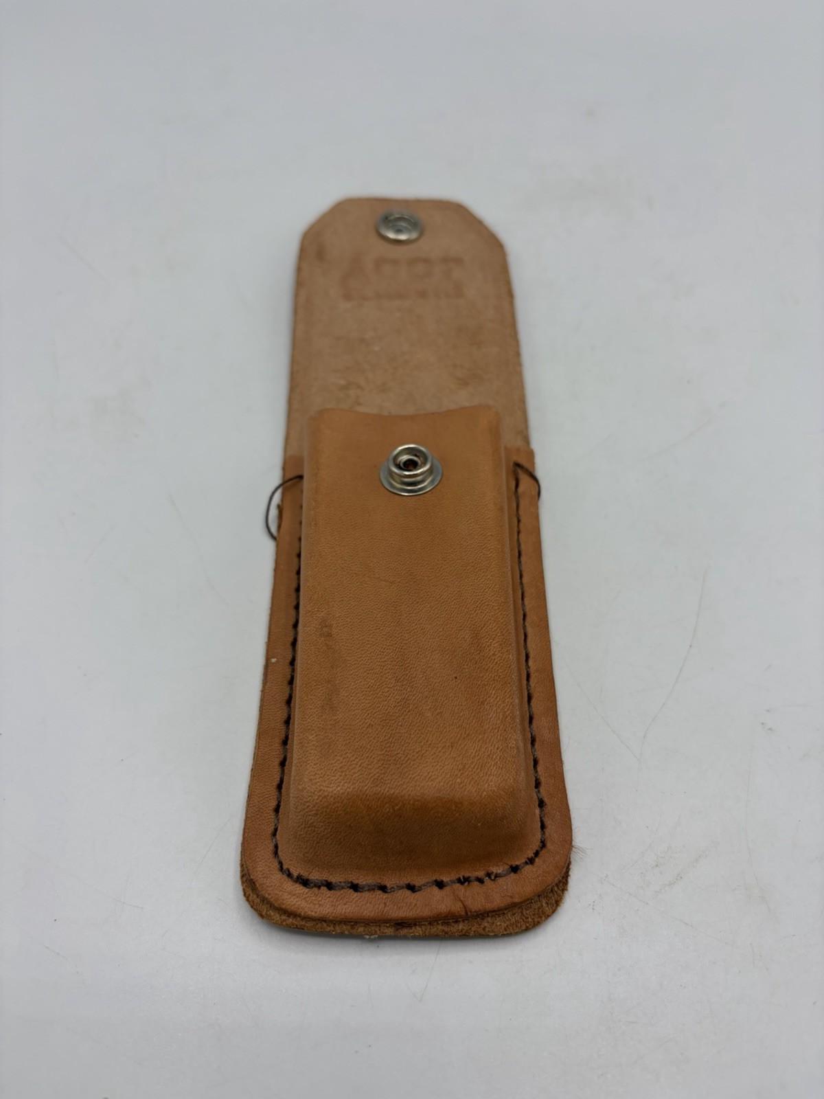 New Schrade Tool Tan Leather Sheath (No Knife)