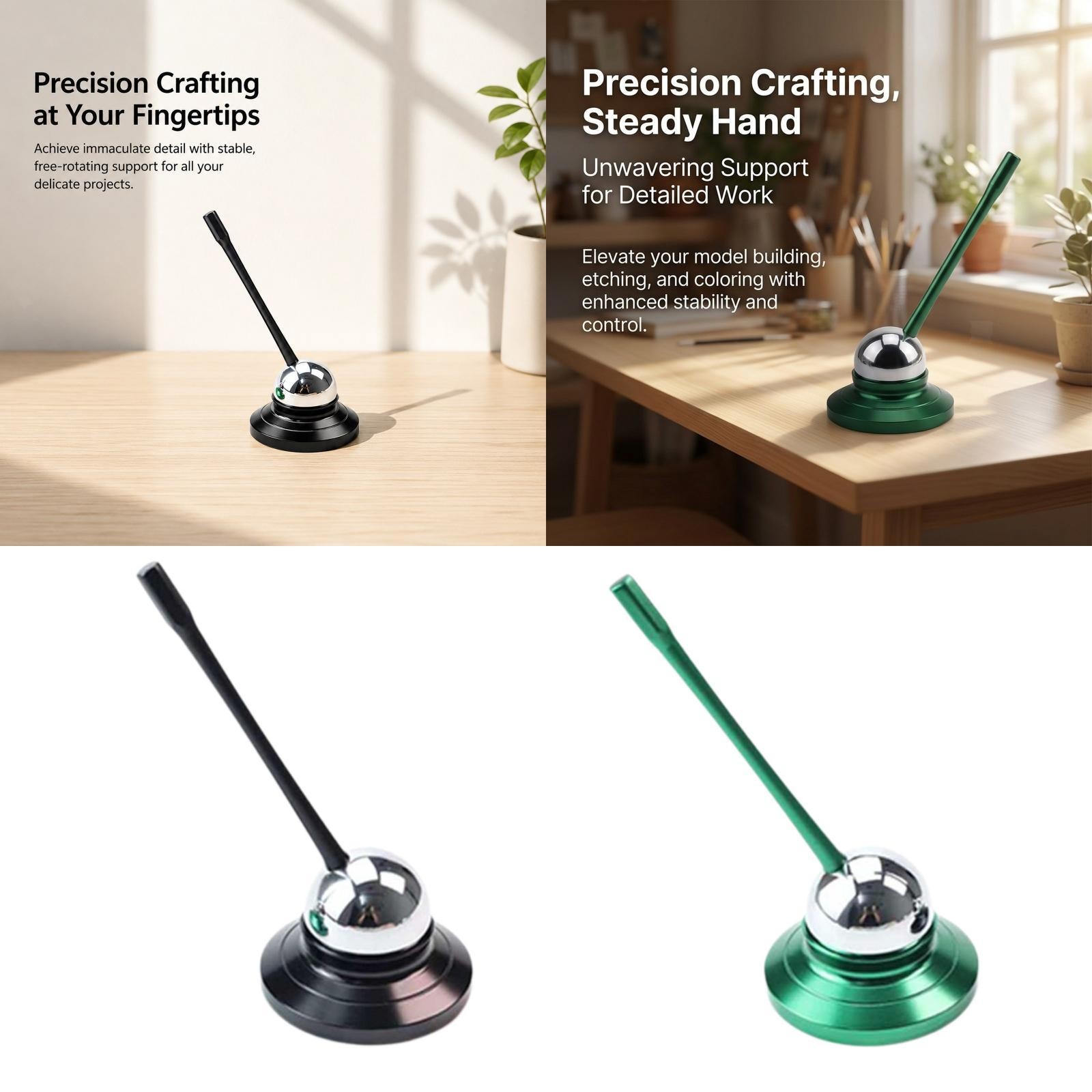 Hand Stabilizer Model Making Supporting Metal for Miniature Model Carving
