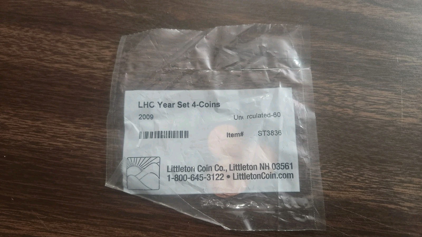 2009 Lincoln Cent LHC Year Set 4-Coins Littleton Coin Company Uncirculated