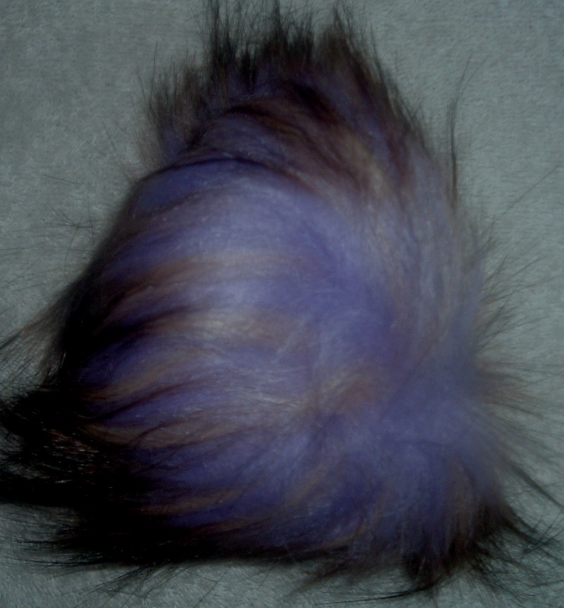 Herd of Cats Presents Road Trip Sock Yarn Lavender/Brown Pom Pom for Hats WK