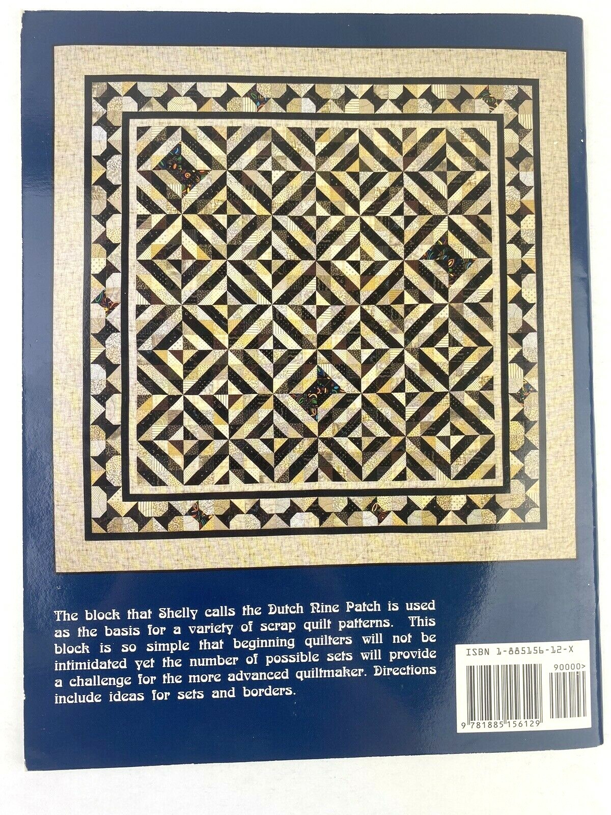 Terrific Triangles Shelly Burge Quilt Quilting Patterns Book 1995 SIGNED