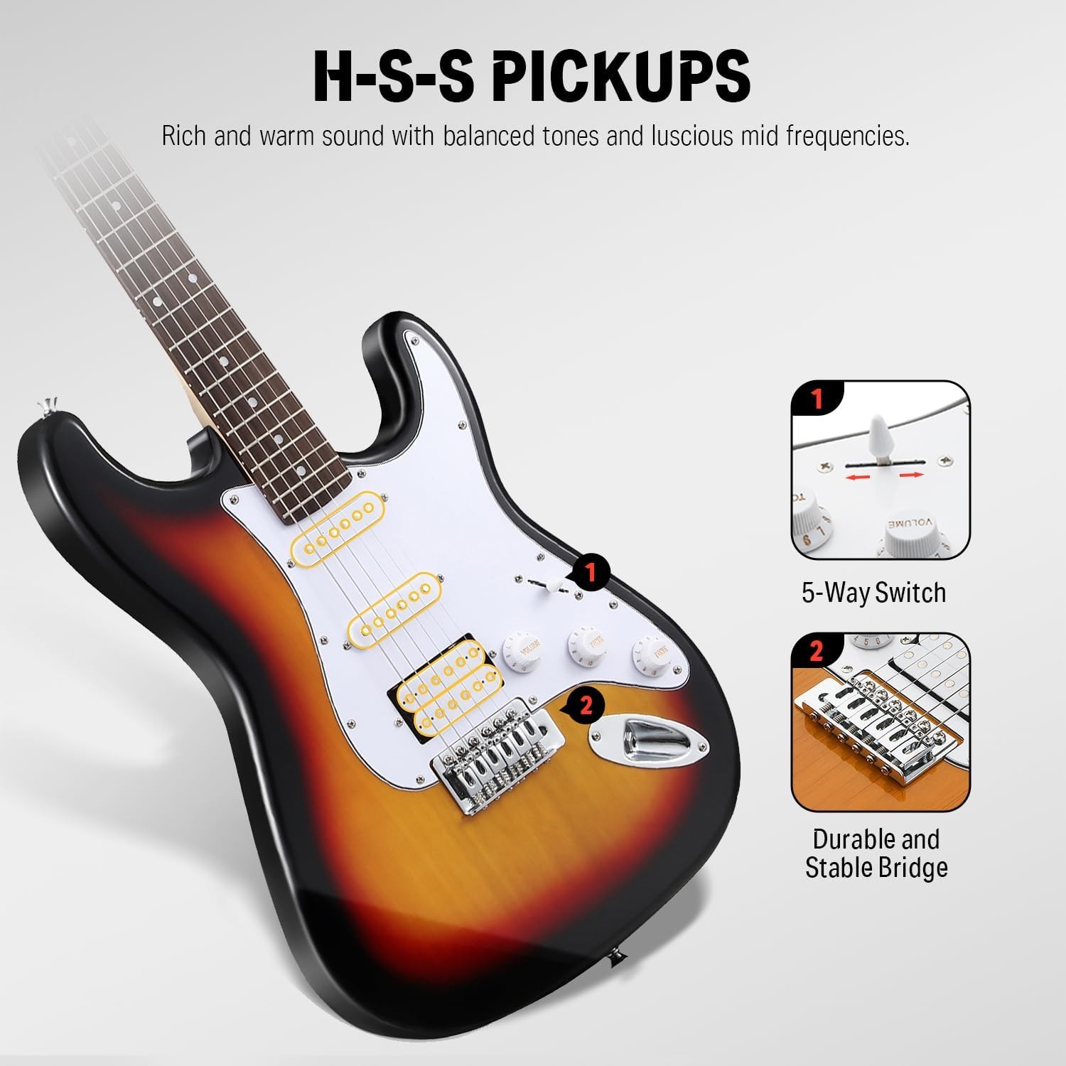 Donner DST 100S Full Size Guitar Kit