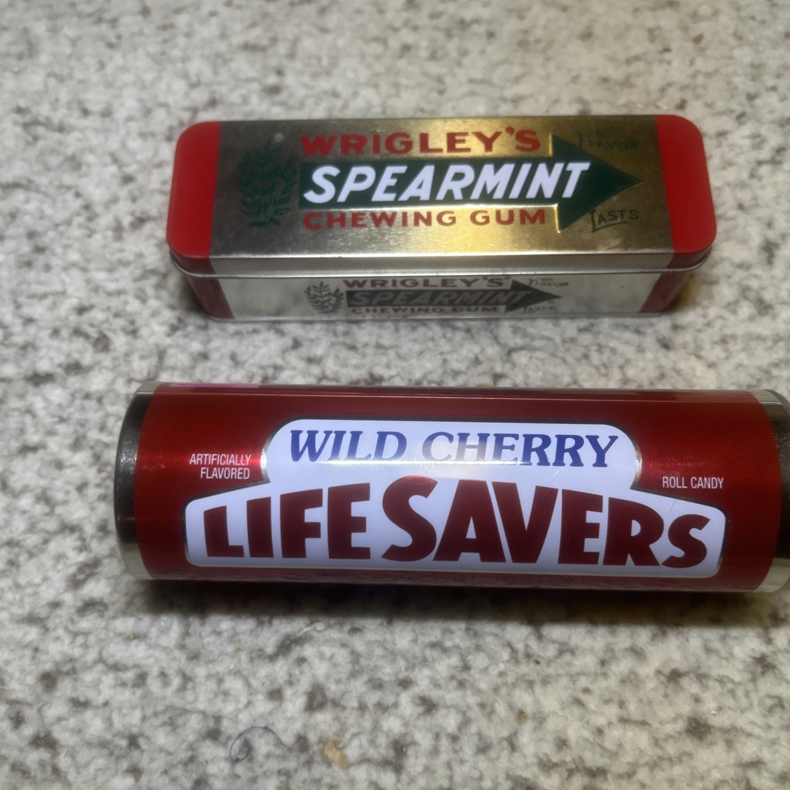 Wrigleys Spearmint Gum And Life Saver Tins Excellent Shape