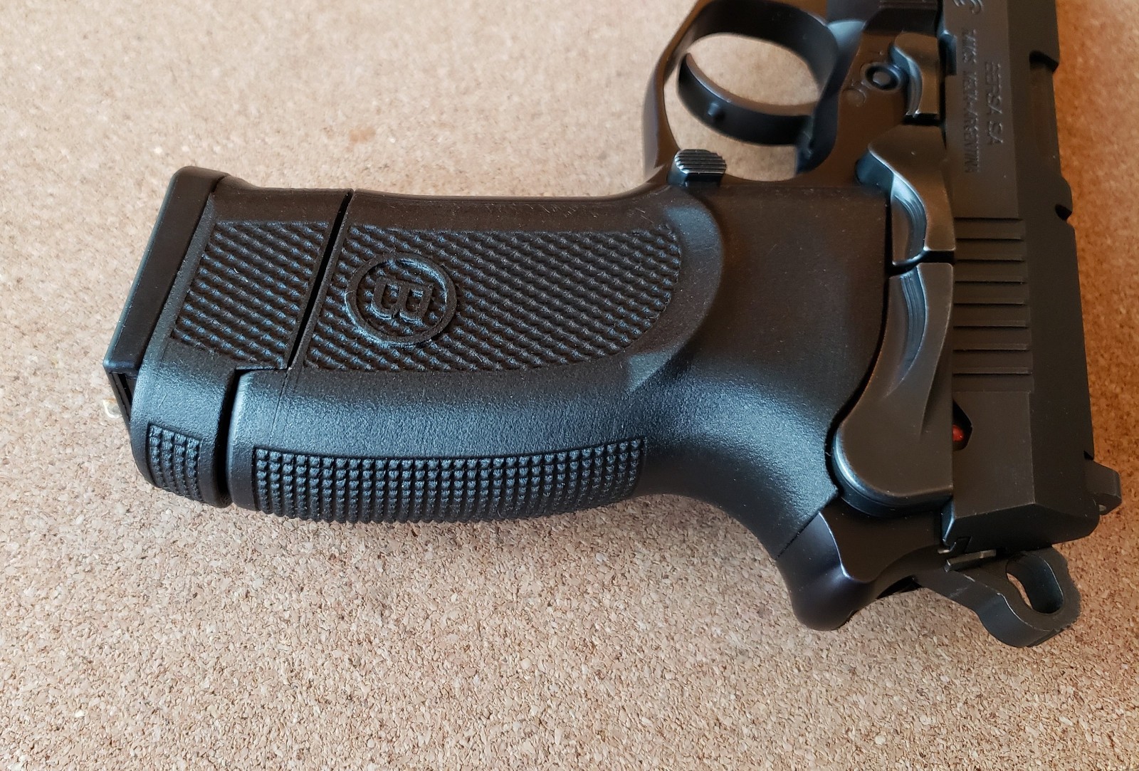 Bersa TPR9C Compact Pistol Grip Upgrade, Enhanced Texture & Backstrap, Thunder.
