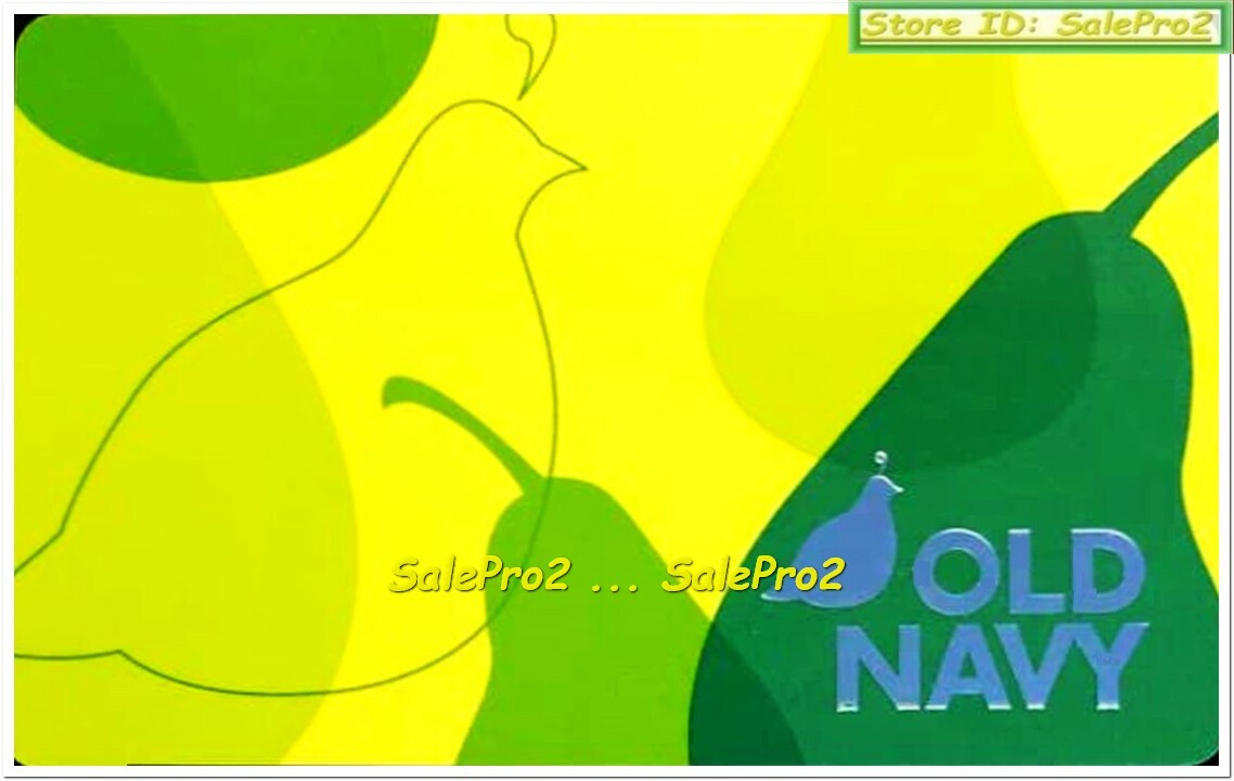 OLD NAVY CANADA SUMMER GREEN BIRDS PEARS NEW STYLE FASHION COLLECTIBLE GIFT CARD