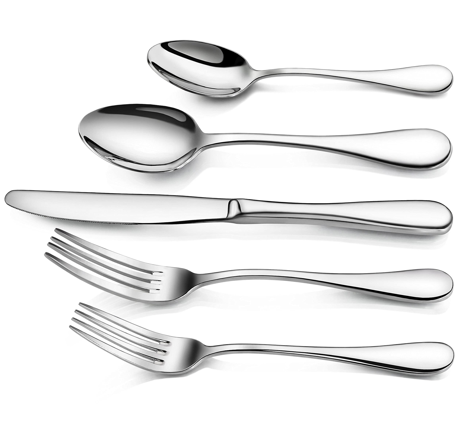 STAINLESS STEEL FLATWARE Flatware Spoon Fork 20-Piece SetService for 4 ARTASTE
