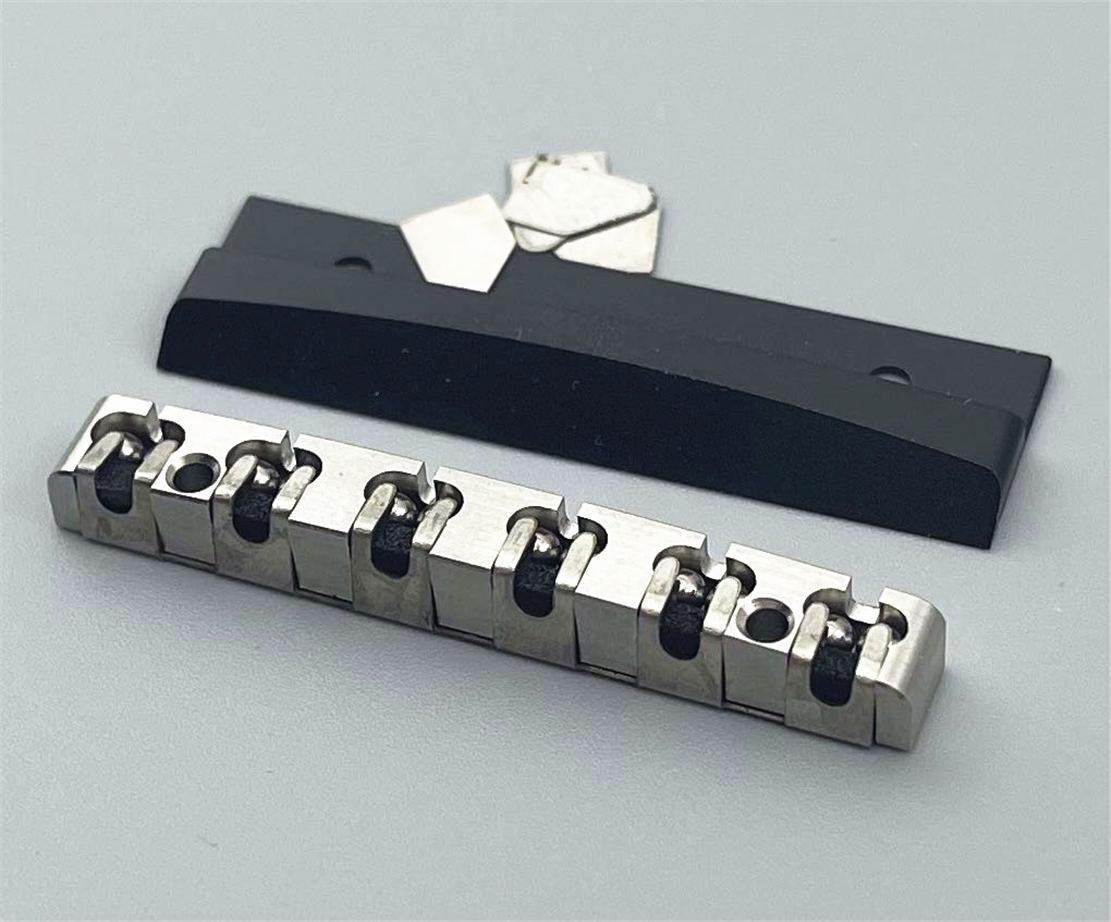 Stainless Steel LSR Style Guitar Roller Nut Assembly for Fender Strat