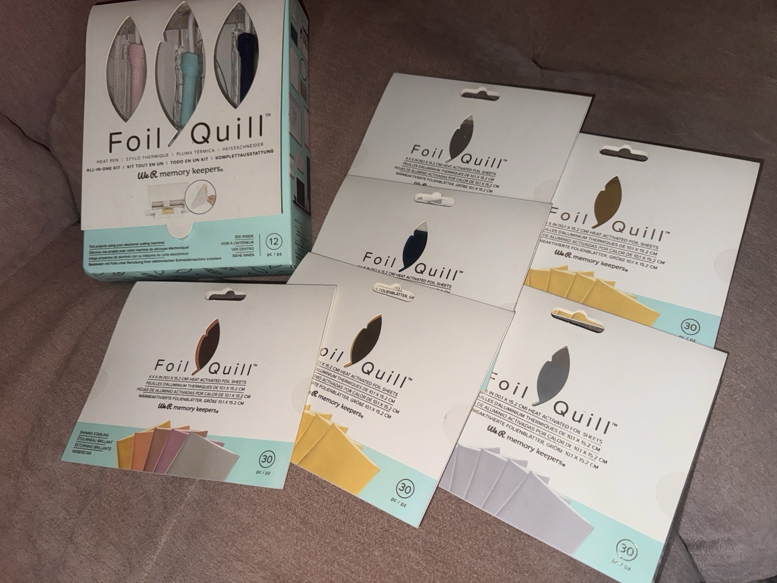 American Crafts We R Memory Keepers Foil Quill All-in-One Kit with Heat Pens