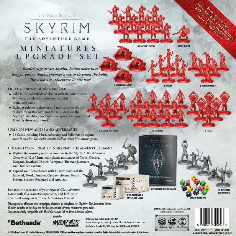 The Elder Scrolls V Skyrim The Adventure Board Game Mega Bundle ($617 Value)
