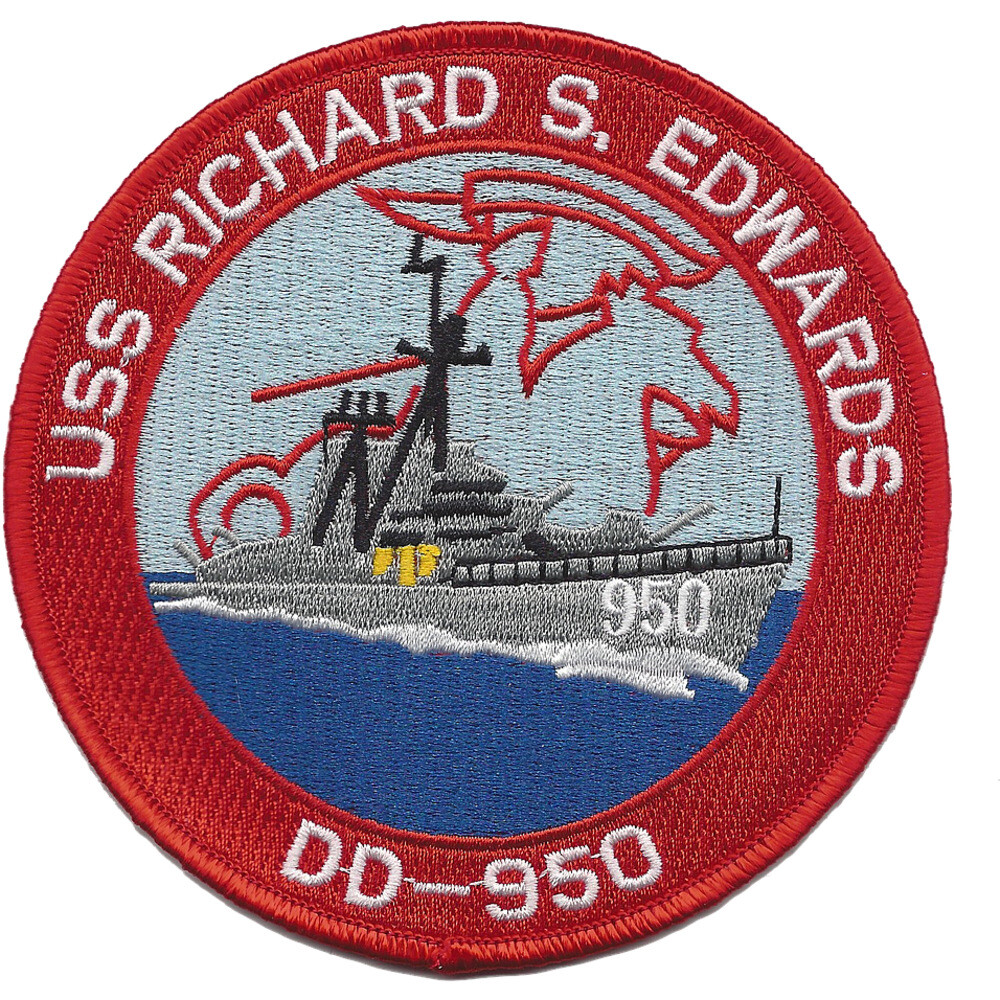 DD-950 USS Richard S Edwards Destroyer Patch - Version A