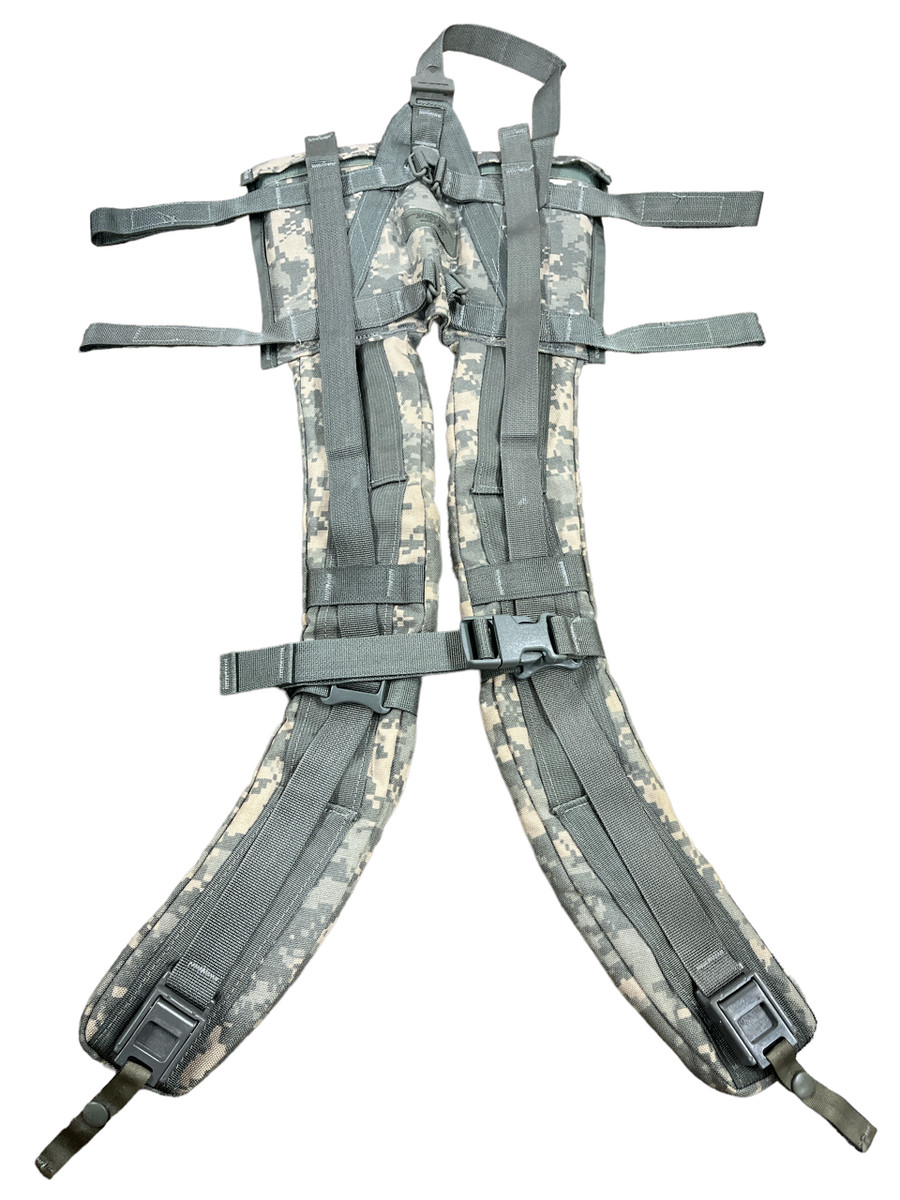 GENUINE US MILITARY MOLLE ENHANCED FRAME SHOULDER STRAPS ACU Camo VGC