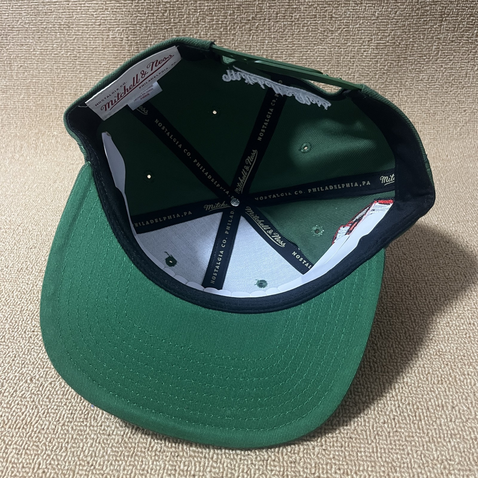Mitchell & Ness Seattle SuperSonics Snapback Green Retro NBA Hat