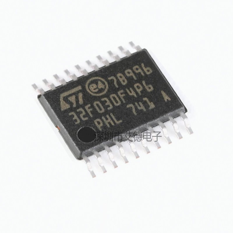 5PCS STM32F030F4P6 Microcontroller 32-bit CORTEX-M0 TSSOP-20