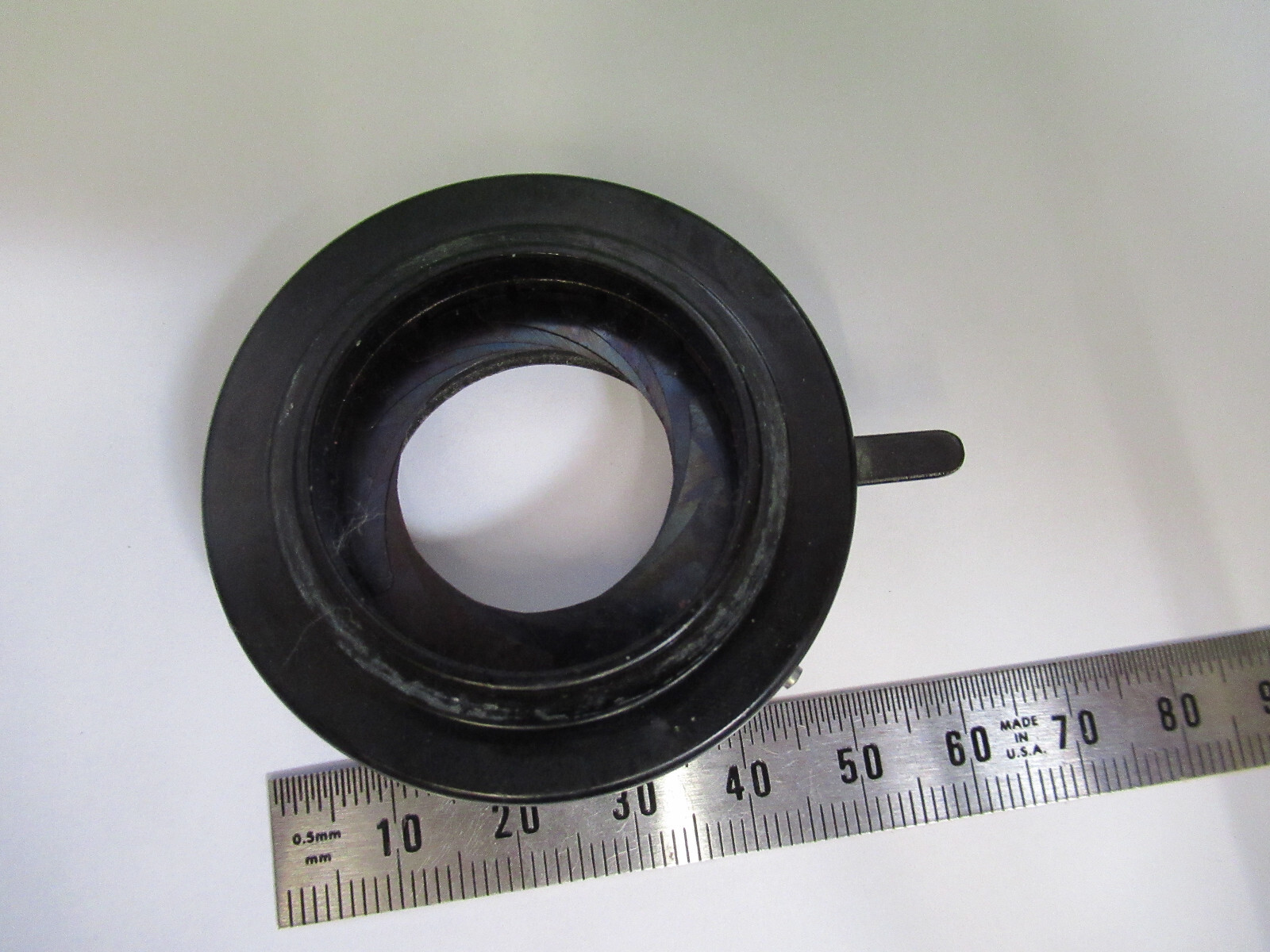 AO AMERICAN OPTICS DIAPHRAM IRIS MICROSCOPE PART AS PICTURED X5-A-51