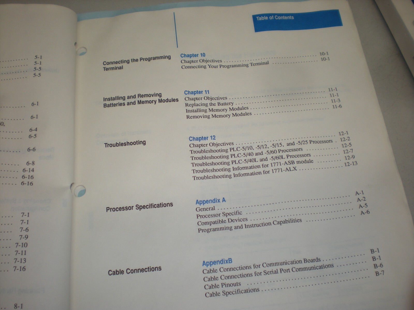 Allen Bradley PLC-5 Controllers (955109-76) & Programming (955109-61) Manuals