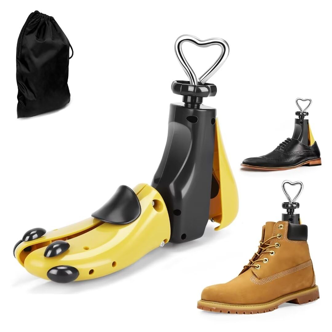 CuteHome Shoe Stretcher Large, L(women Size 10-13.5, Men's 9-13)yellow,1pcs