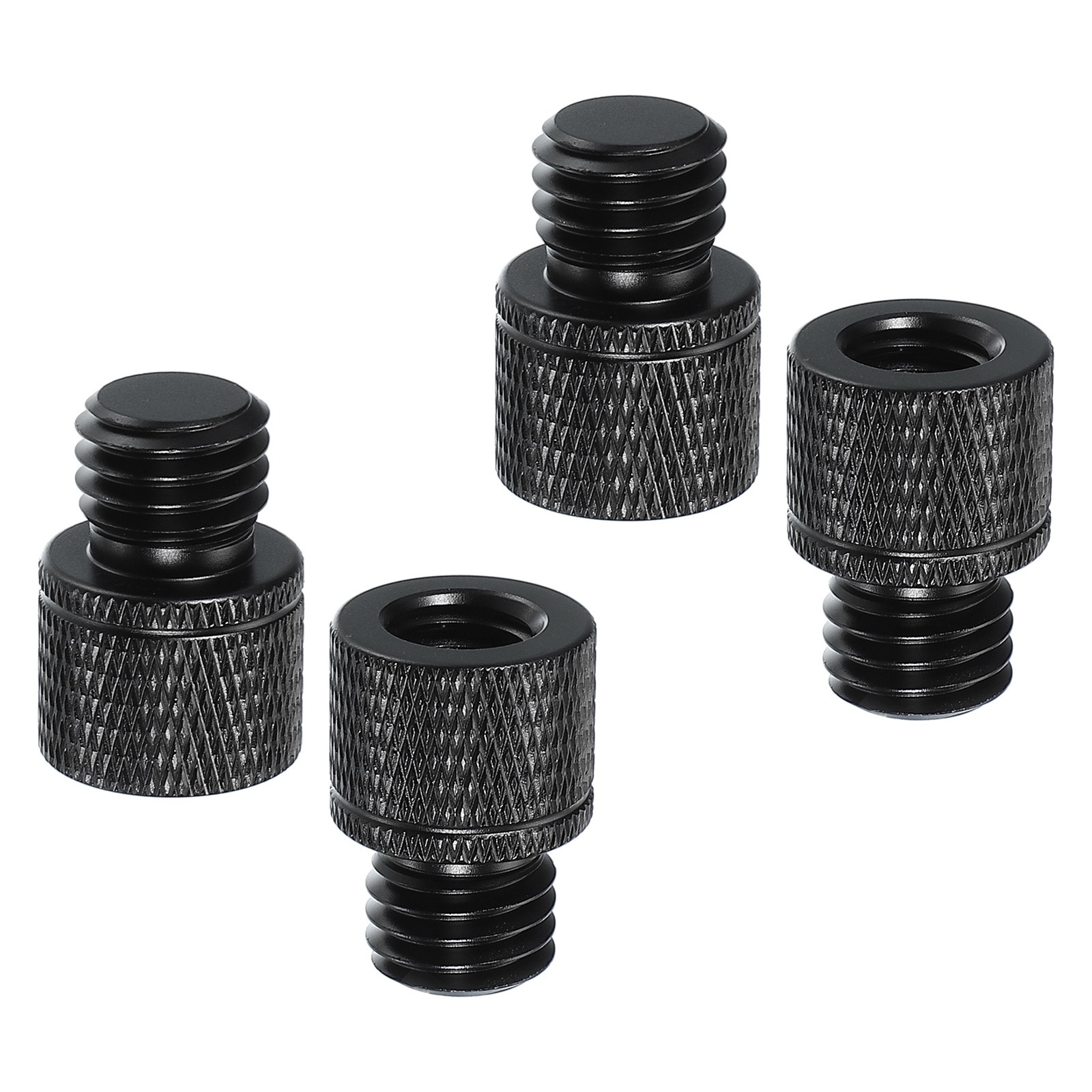 4 Pcs 3/8" Female to M12 Male Tripod Nut Camera Mount Screw1, 23 mm