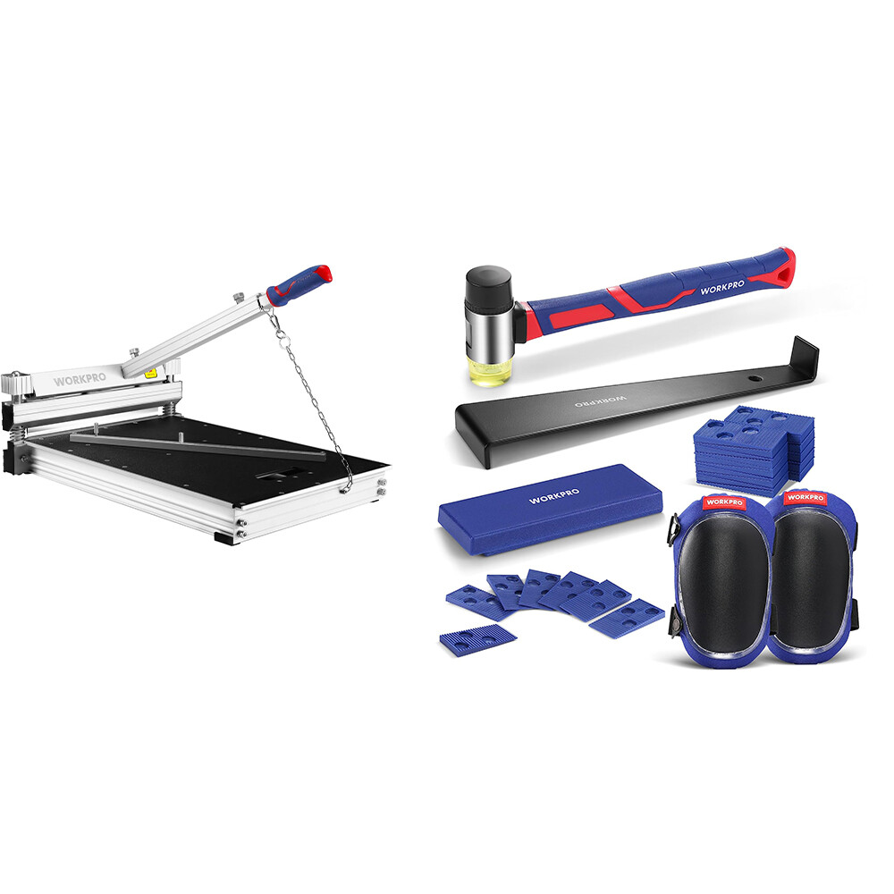 WORKPRO 13" Flooring Cutter with Flooring Installation Tool Kit Multi-layer NEW