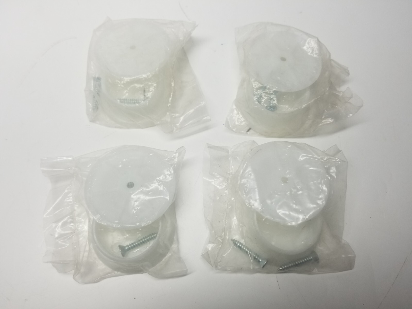 Pole Socket Holder 1-3/8" Shower or Closet, Durable Plastic *PACK OF 4 SETS OF 2