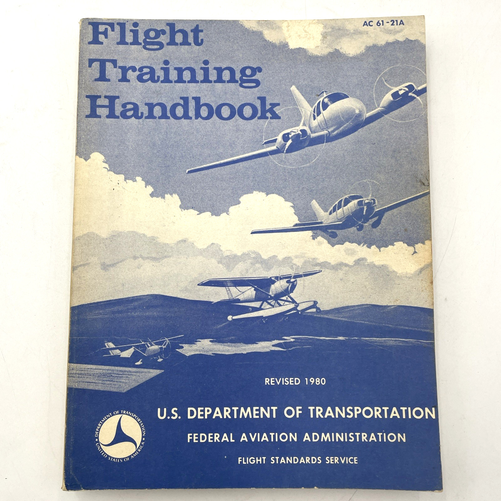 Vintage Flight Training Handbook FAA  AC 61-21A 1980 Flight Standards Service