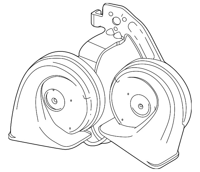 Genuine GM Horn 42390992