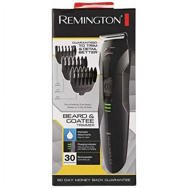 Remington PG6015A Rechargeable Stubble & Beard Trimmer, Black