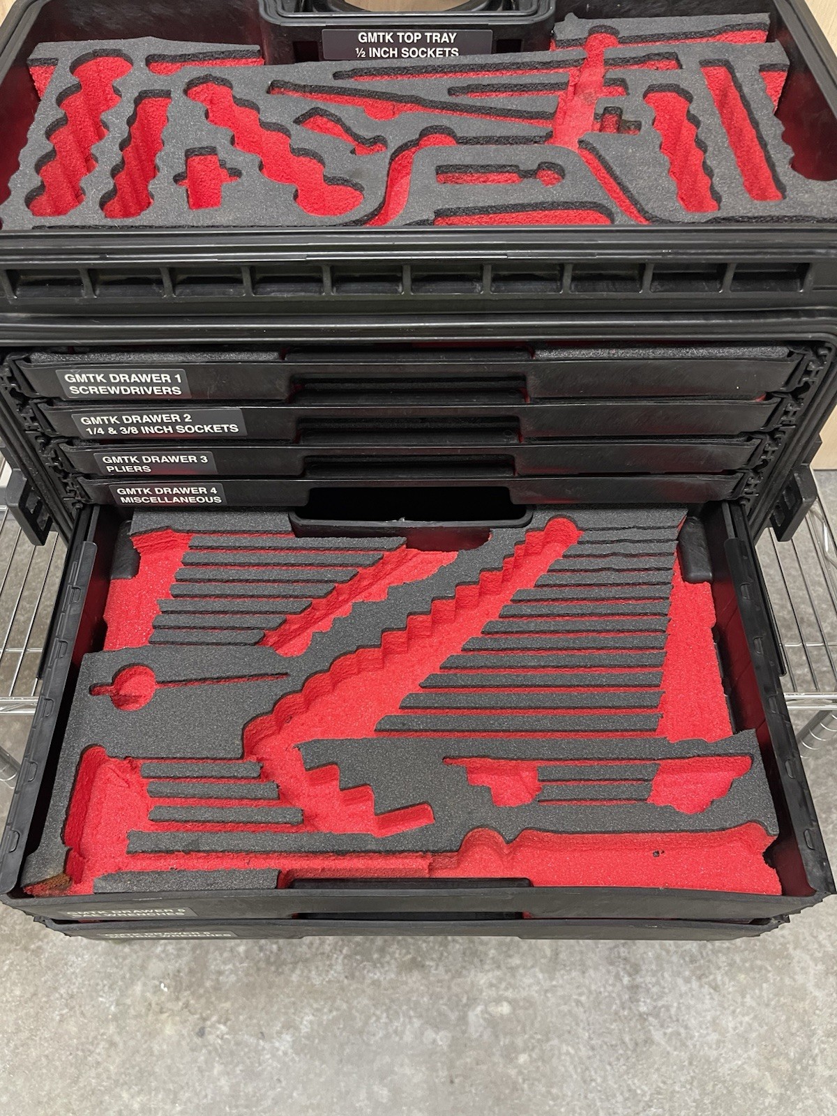 Snap-on Tools GMTK 6 Drawer All-Weather Rolling Tool Box Empty Case Only!